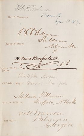 Lot #27 John Quincy Adams and Millard Fillmore: Impressive congressional collection highlighted by two presidents - Image 2