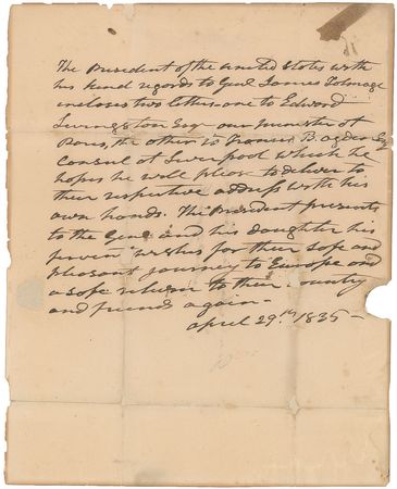 Lot #30 Andrew Jackson: “The President of the