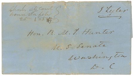 Lot #194 John Tyler Free Frank - Image 1