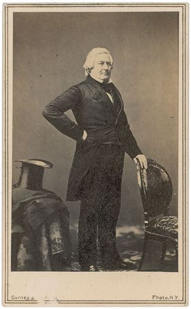 Lot #142 Millard Fillmore Photograph and Ribbon - Image 2