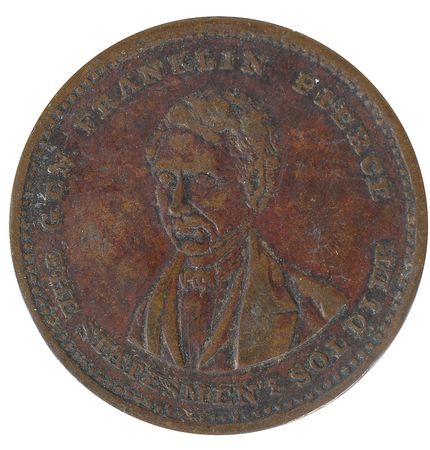 Lot #143 Franklin Pierce Campaign Tokens - Image 2