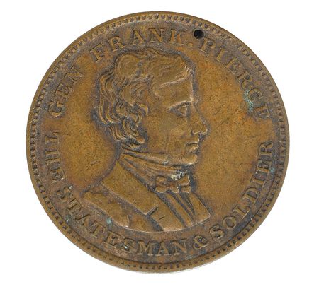 Lot #143 Franklin Pierce Campaign Tokens - Image 3