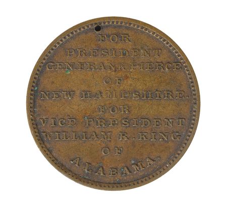 Lot #143 Franklin Pierce Campaign Tokens - Image 4