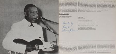 Lot #581 American Folk Blues Musicians: Rare signed American Folk Blues Festival programs, including Muddy Waters, Sonny Boy Williamson, and Big Joe Williams - Image 3