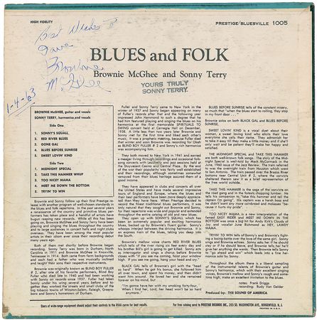 Lot #582 Blues Musicians - Image 3