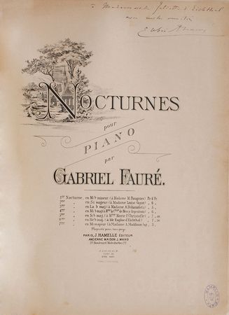 Lot #572 Gabriel Faure Sheet Music - Image 1