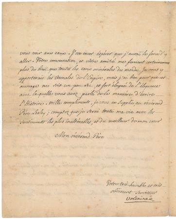 Lot #529 Voltaire: Voltaire fights against piracy and a Jesuit gossipmonger - Image 2