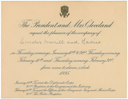 Lot #156 Grover Cleveland and Cabinet - Image 2