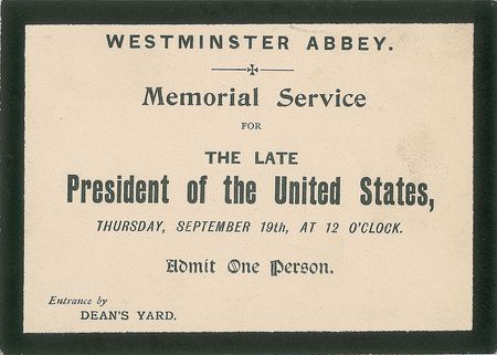 Lot #160 William McKinley Funeral Relics - Image 2
