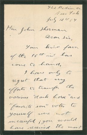 Lot #76 Theodore Roosevelt Handwritten Letter Signed - Image 1