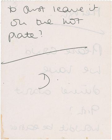 Lot #341 Princess Diana Signed Note - Image 2