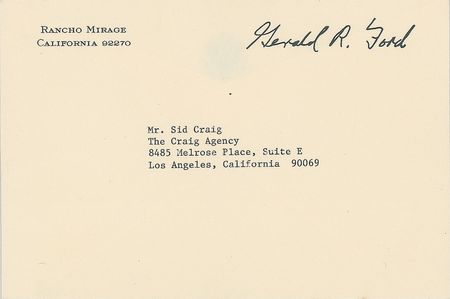 Lot #227 Gerald Ford Handwritten Letter Signed - Image 2