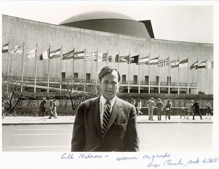 Lot #235 George Bush Signed Photograph and Vp Card - Image 1