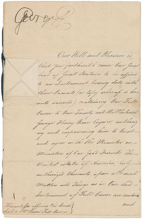 Lot #335 King George III: Resolving 