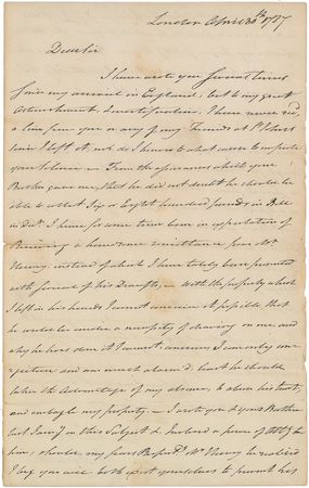 Lot #405 Benedict Arnold: Bewildered Benedict Arnold prepares for a return to the Americas - Image 1