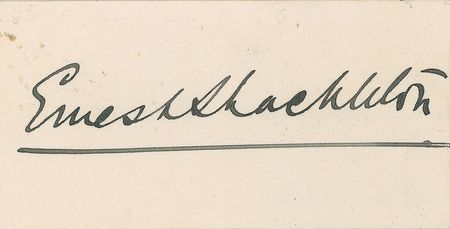 Lot #398 Ernest Shackleton Calling Card - Image 1