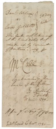 Lot #263 Edward Rutledge: The youngest Declaration signer - Image 1