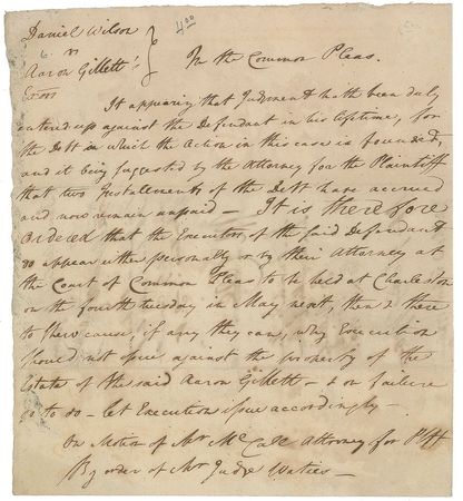 Lot #263 Edward Rutledge: The youngest Declaration signer - Image 2