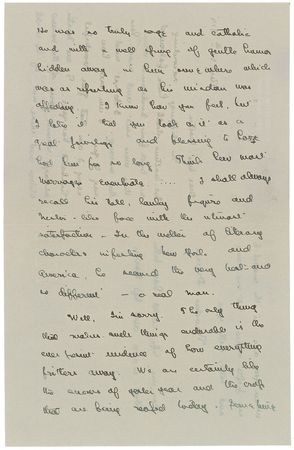 Lot #547 Theodore Dreiser Handwritten Letter Signed - Image 2