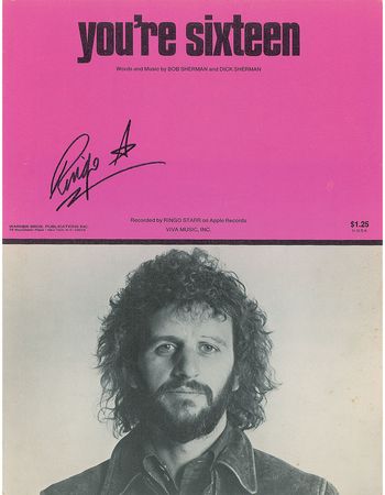 Lot #647 Beatles: Ringo Starr Sheet Music - Image 1