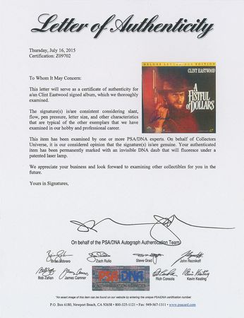 Lot #729 Clint Eastwood Laser Disc - Image 3