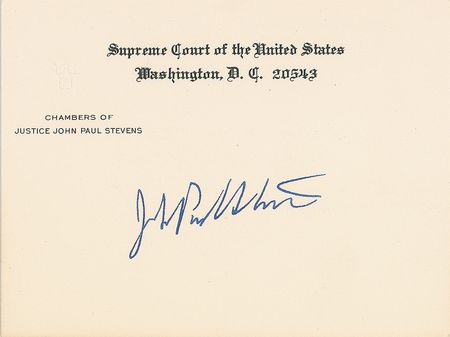 Lot #285 Supreme Court Justices Chamber Cards - Image 6