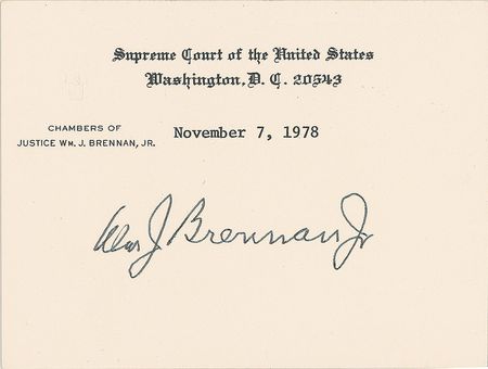 Lot #285 Supreme Court Justices Chamber Cards - Image 7