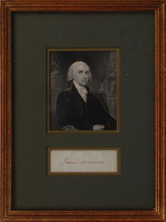 Lot #13 James Madison Signature