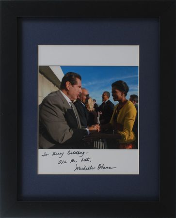 Lot #249 Barack and Michelle Obama Signed Photographs - Image 2