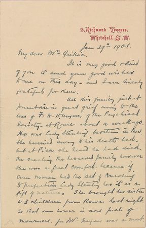 Lot #400 Henry M. Stanley Handwritten Letter Signed - Image 1