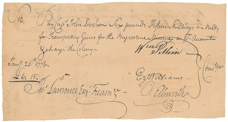 Lot #363 Oliver Ellsworth Signed Document - Image 1