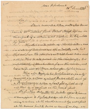 Lot #271 James McHenry Handwritten Letter Signed - Image 1