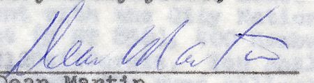 Lot #751 Dean Martin Signed Document - Image 3