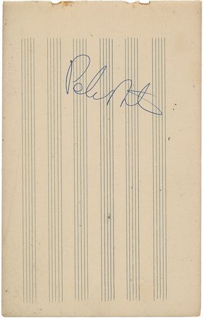 Lot #603 Beatles: McCartney and Asher: Signed during brass recordings for ‘Yellow Submarine’ - Image 2