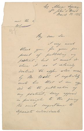 Lot #309 Peter Kropotkin Handwritten Letter Signed - Image 1