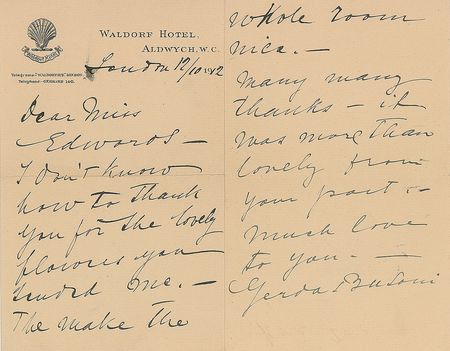 Lot #570 Ferruccio Busoni Handwritten Letter Signed - Image 1