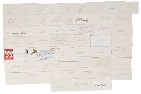 Lot #785 Athletes: Massive sports collection highlighted by Hall of Famers Traynor, Dean, and Schalk - Image 1