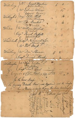 Lot #264 Sherman, Williams, and Wolcott: Unique early compilation of Connecticut signers - Image 4