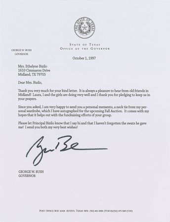 Lot #246 George W. Bush Typed Letter Signed - Image 1