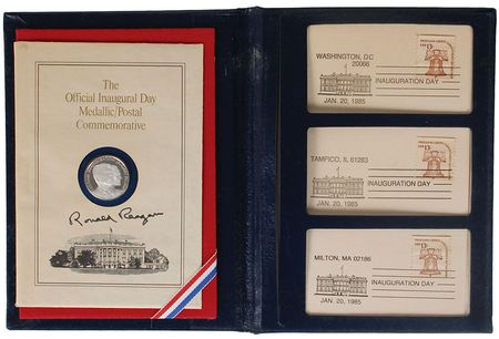 Lot #232 Ronald Reagan Coin Folder - Image 1