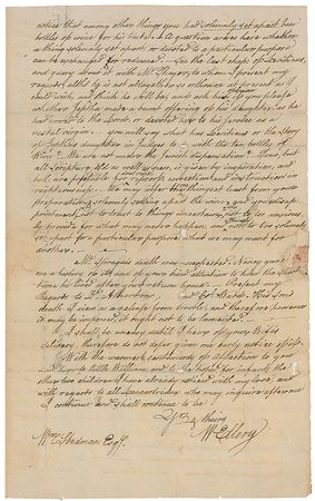 Lot #252 William Ellery: 
