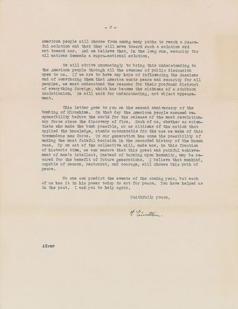 Lot #298 Albert Einstein: 
