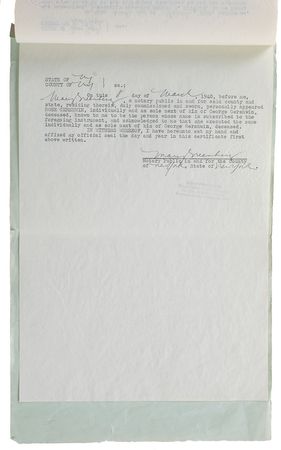 Lot #638 Strike Up the Band Signed Document - Image 4