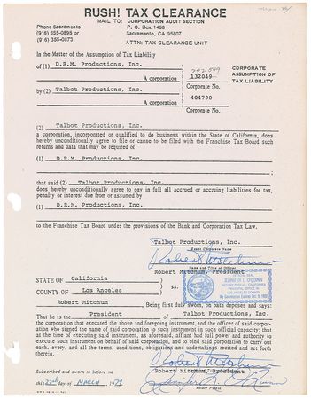 Lot #753 Robert Mitchum - Image 4