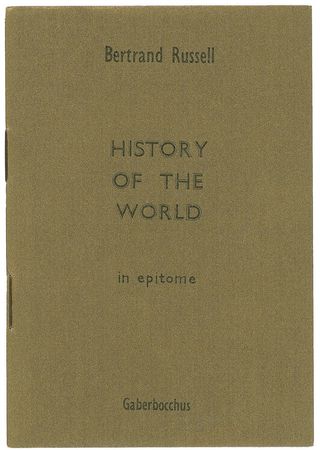 Lot #395 Bertrand Russell Booklet - Image 1