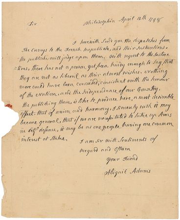 Lot #5003 Abigail Adams