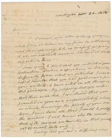 Lot #5008 James Monroe - Image 1