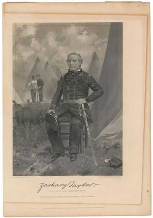 Lot #5022 Zachary Taylor - Image 2