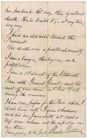 Lot #5039 Charles  Guiteau - Image 1