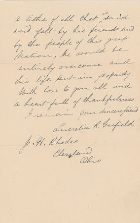 Lot #5037 Lucretia Garfield - Image 2